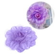 thumbnail image 7 of 1X Curtain Tie Flower Peony Flower Design Curtain Pullbacks Tiebacks Window Holdbacks Drape Panel Sheer Strap Curtain Tieback Holder Clip Clamp Home Hotel Decor Curtain, 7 of 7