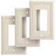 thumbnail image 1 of Henne Bery Sunken Pearls - Placa decorativa para pared (decorador individual, 3 unidades), color almendra claro, 1 of 1