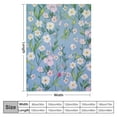 thumbnail image 4 of Nawypu Bed Blankets, Vintage Flowers Pattern Throw Blankets, Spring Super Soft DIY Blanket fit Girls Women Gifts Farmhouse Bedding, 4 of 6