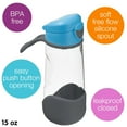 thumbnail image 2 of b.box 15 oz Sport Spout Kids Water Bottle for School, Sports, Travel, Daycare. Leakproof, Spill Proof, Dishwasher Safe. Easy Grip Triangle Shape, Durable Tritan Material. BPA Free., 2 of 3