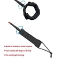 thumbnail image 4 of Surfboard Leash, Elastic Surfing Foot Leg Rope Padded Ankle Strap for Surfing, Kayaking & Boating, 4 of 7