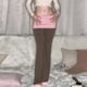 thumbnail image 4 of MKLEKYY Ropa deportiva mujer Pantalones de lino para mujer con bolsillos, cintura alta, cómodos pantalones casuales blancos, pantalones sueltos ligeros, 4 of 4