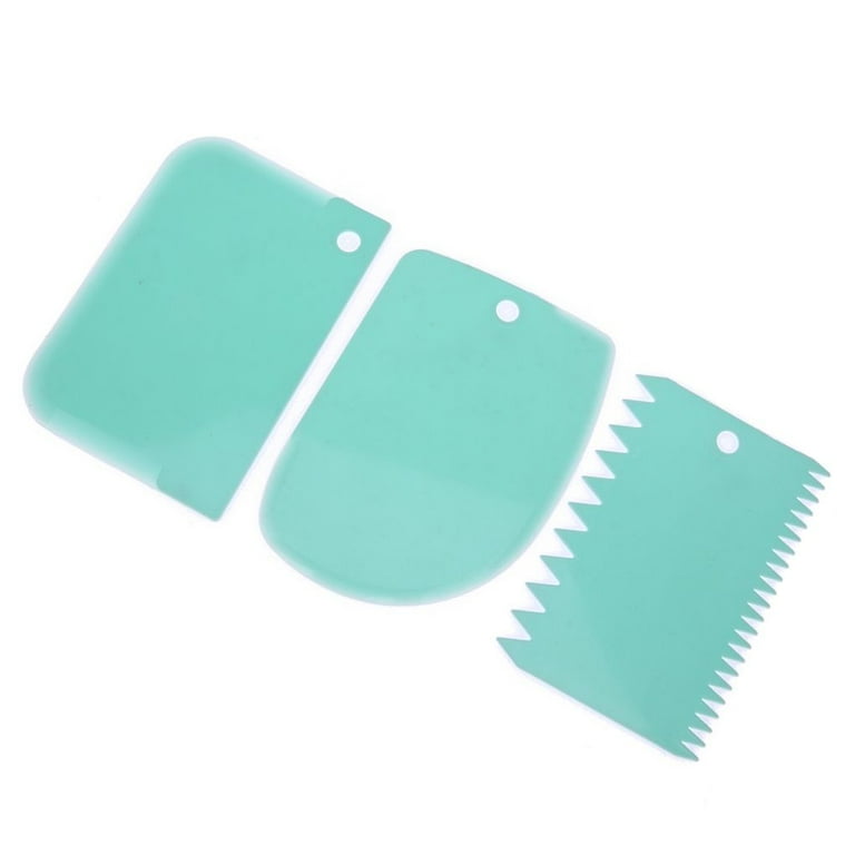 Plastic Cake Scraper Decorating Comb Icing Smoothing Cake Knife