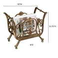 thumbnail image 3 of Stratton Magazine Rack Bronze Bronze, 3 of 5