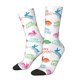 thumbnail image 1 of Balery Happy Easter Rabbit Calcetas Largas con Estampado para Hombre y Mujer – Suaves y Transpirables, Talla Única (US 5-11), 1 of 6