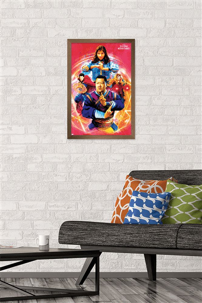 Marvel Doctor Strange in the Multiverse of Madness - Ensemble Wall Poster, 14.725" x 22.375", Framed