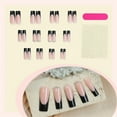 thumbnail image 4 of French Artificial Nail Press on Nail Square False Nail Full Cover Nail Art, 4 of 7