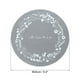 thumbnail image 2 of Tapete Protector de Cocina de Inducción de Silicona, Cubierta Protectora Redonda de 9.4 Pulgadas para Cocina de Inducción con Patrón de Flor, Gris, 2 of 6