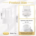 thumbnail image 2 of 12 Pcs White Spray Top, 28/410 Fine Mist Sprayer Reusable Replacement Spray Bottle Pump Plastic Top, 2 of 6