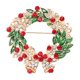 thumbnail image 2 of uds. Broche de estilo navideño con forma redonda de diamantes de imitación, Pin para Collar de aleación, accesorio para ropa, regalo de joyería, 2 of 5