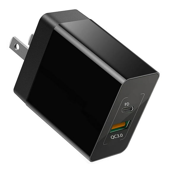 30W Quick Home Charger for Samsung Galaxy S24 FE - 2-Port USB Type-C PD Travel Wall Power for Galaxy S24 FE