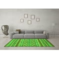 thumbnail image 3 of Ahgly Company Indoor Square Abstract Green Modern Area Rugs, 6' Square, 3 of 4