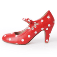 thumbnail image 2 of J. Adams Pixie Mary Jane Pumps - Retro Vintage High Heels - Comfortable Oxford Dress Shoes for Women with Ankle Strap, 2 of 6