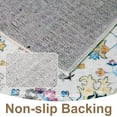 thumbnail image 5 of 5x7 Area Rugs - Ultra-Thin Washble Rug, Stain Resistant Anti Slip Backing Rugs for Living Room,Bedroom, Vintage Home Decor Area Rug, Indigo, 5 of 6