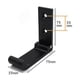 thumbnail image 3 of 5 Pcs Folding Hooks Wall Towel Hooks 90 Foldable Solid Aluminum Hook, 3 of 4