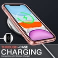 thumbnail image 5 of JETech 3 in 1 Case for iPhone 11 6.1-Inch, with 2-Pack Screen Protector and 2-Pack Camera Lens Protector, Full Coverage Tempered Glass Film, Shockproof Bumper Phone Cover (Rose Gold), 5 of 7