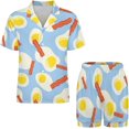 thumbnail image 3 of Sdmnsg-T Ensemble de Pyjama Coloré de Baseball Golf pour Femmes Shorts Ensemble Deux Pièces Manches Courtes, 3 of 8