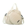 thumbnail image 2 of Luwecf Tennis Racket Holder Bag with Removable Adjustable Shoulder Strap Tennis Bag Beige, 2 of 9
