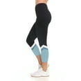 thumbnail image 3 of Capri Length Highwaist Legging with Rubber Stripes, 3 of 4