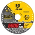 thumbnail image 1 of Rueda cortada GRAFF, diamante negro, corte de metal 11,4 cm, 60 veces, 1 of 7