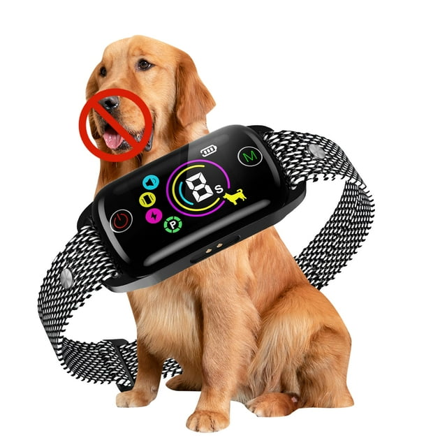 Collar Antiladridos Recargable e Impermeable Honeynet 69 cm para Perros