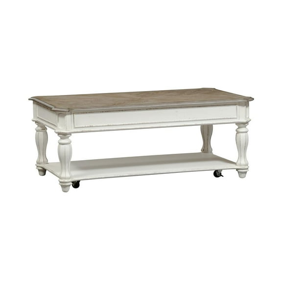 Liberty Furniture Industies, INC Magnolia Manor Lift Top Cocktail Table in Antique White
