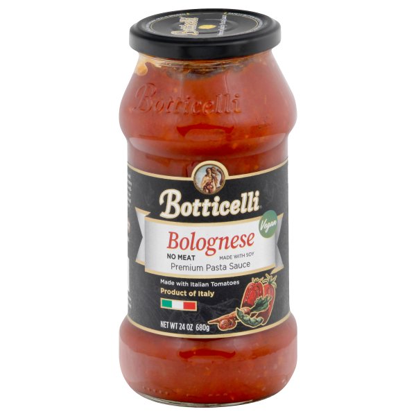 Botticelli Bolognese Vegan Friendly Pasta Sauce, 24 oz ...