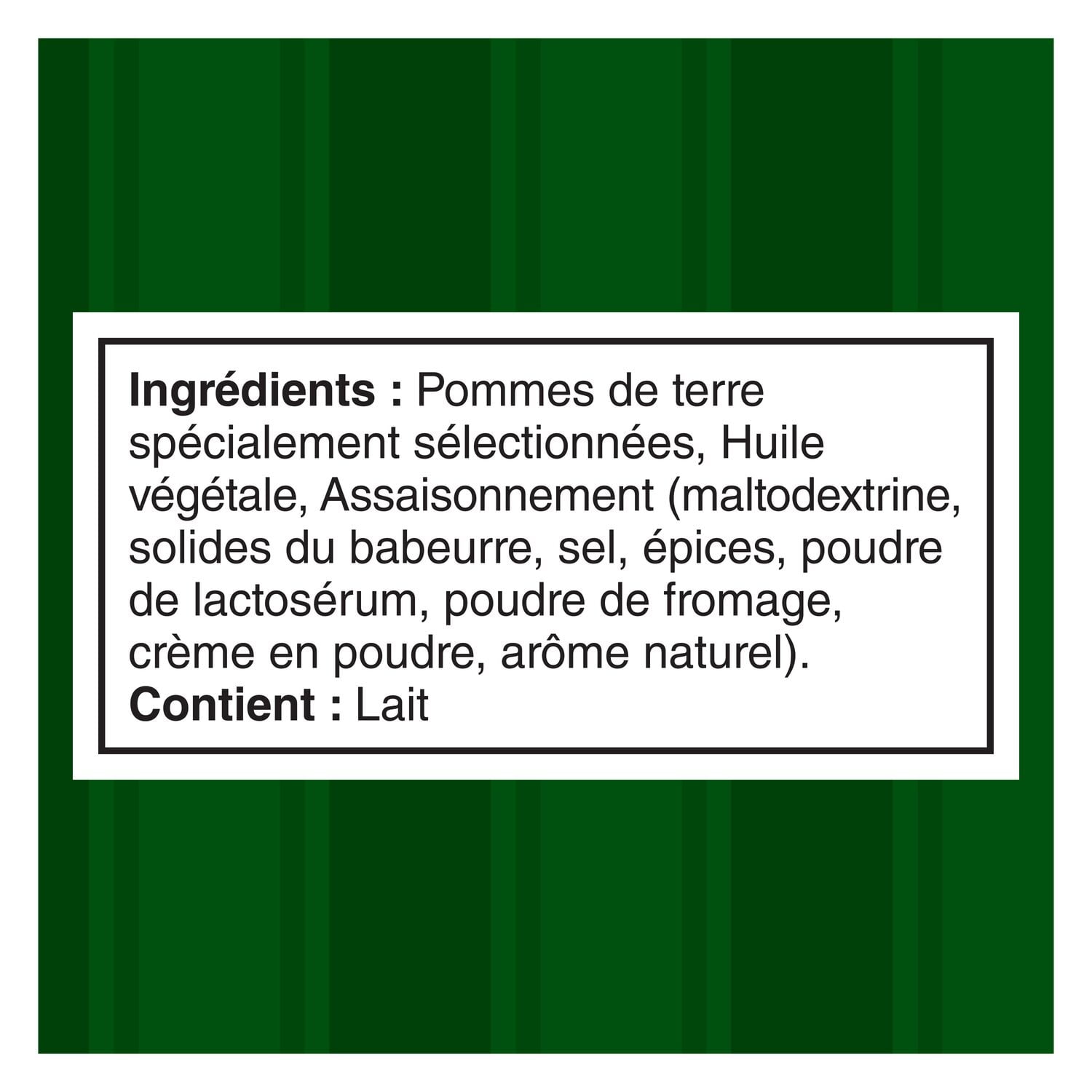 Miss Vickie’s croustilles assaisonnées cuites à la marmite Fromage et poivre 190 g.