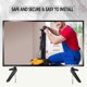 thumbnail image 5 of Universal TV Stand, Table Top TV Stand Base Replacement, TV Base Pedestal Feet TV Stand Mount Legs 17mm-20mm, 5 of 5