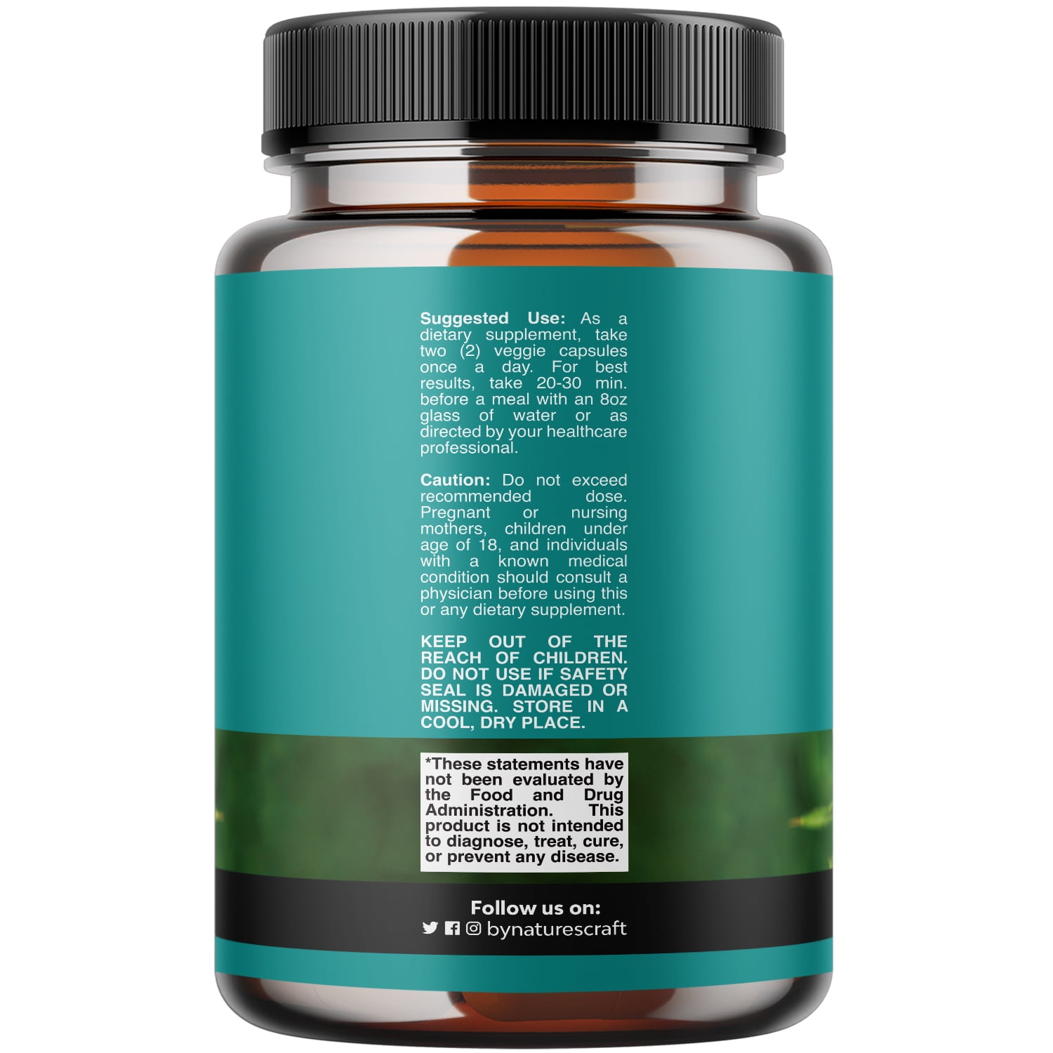 Natures Craft Liver Support Supplement with NAC and Milk Thistle Extract, 60 Capsules