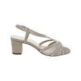 thumbnail image 2 of Paradox London Womens Ingrid Embellished Ankle Strap Heels, 2 of 3