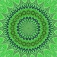 thumbnail image 1 of Ahgly Company Machine Washable Indoor Square Transitional Forest Green Area Rugs, 5' Square, 1 of 7