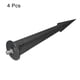 thumbnail image 3 of Solar Luz Picos, 40x160mm Roscado M5 Suelo Estacas para Jardín Camino Paisaje Lámparas, Aluminio Negro, Paquete de 4 Unique Bargains Picos de luz, 3 of 5