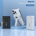 thumbnail image 2 of 10000mAh Wireless Power Bank, 15W Wireless Magnetic Portable Charger & 22.5W PD USB-C, LCD for iPhone 15/16/14/13/12 Pro/Pro Max/Plus/Mini -PGYOB W01, 2 of 9