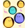 thumbnail image 7 of LED Cat Night Light Battery Powered Silicone Multicolor Cute Lamp Warm White and 7 Color Breathing Mode Bedroom Decor, 7 of 7