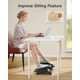 thumbnail image 2 of Reposapiés ergonómico HUANUO HNFR9 ajustable debajo del escritorio, 2 of 9