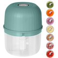 thumbnail image 2 of SLYNSHome Rechargeable Mini Food Chopper Kitchen Essentials,Portable Electric Garlic Chopper Vegetable Chopper for Nuts Chili Onion Minced Meat and Spices - Green, 2 of 6