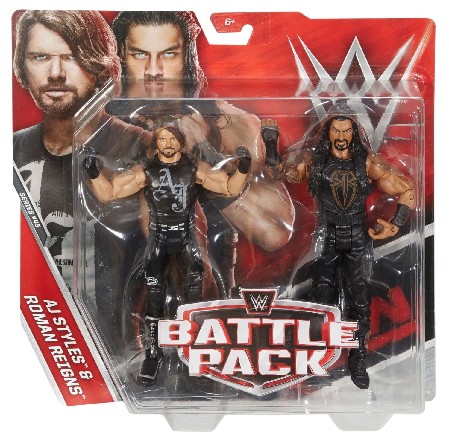 WWE Aj Styles & Roman Reigns Action Figure 2-pack