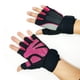 thumbnail image 2 of Guantes de fitness para hombres y mujeres, medio dedo, antideslizantes, con protección para la muñeca, de silicona, antideslizantes, transpirables, para levantamiento de pesas al aire libre, 2 of 5