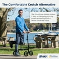 thumbnail image 6 of Drive Medical Steerable Folding Knee Walker Knee Scooter, Alternative to Crutches, 6 of 10