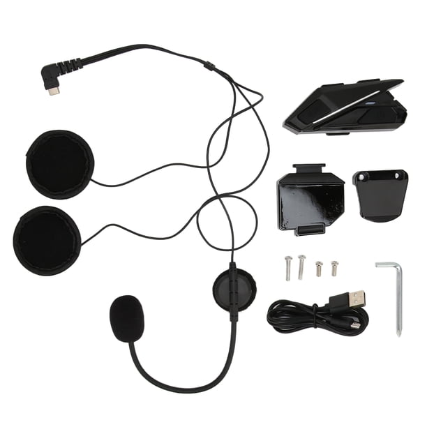 Auricular YZ06 para casco de motocicleta, manos libres, reducción de ruido, impermeable, inalámbrico, para motocicleta