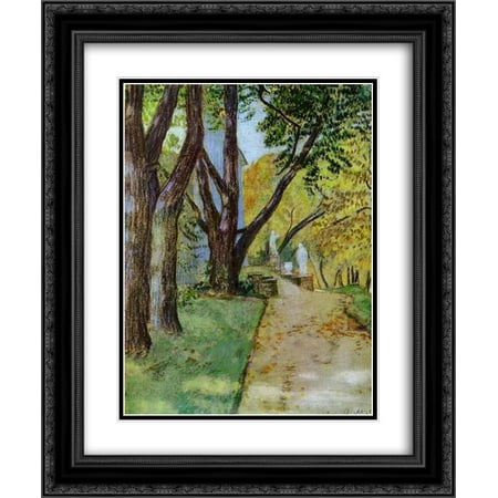 Victor Park Florida Victor Borisov Musatov 2x Matted 20x24 Black Ornate Framed Art Print 'A Walk in the Park' ()