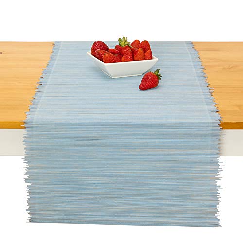 Natural Bamboo Table Runner Handmade Home Decor for Kitchen & Coffee