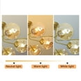 thumbnail image 3 of TFCFL Sputnik Ceiling Light 5 Lights Semi Flush Mount Globe Pendant Lamp Fxiture For Living Dinning Room, 3 of 15
