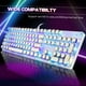 thumbnail image 5 of Teclado mecánico para juegos YSCP, estilo máquina de escribir RGB, 104 teclas, 5 of 7