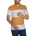 thumbnail image 1 of Men's Polo Shirt YD WHITE MUSTARD, 1 of 2