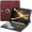 02-Burgundy, variant on Detachable backlit keyboard case with trackpad & pencil slot for 10.2" iPad7/8/9