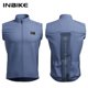 thumbnail image 2 of INBIKE - Chaqueta de ciclismo impermeable sin mangas para hombre y mujer, ligera, apilable, reflectante, anti-UV, con bolsillo, cortavientos y cremallera, 2 of 5