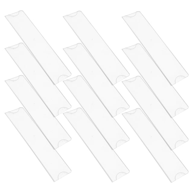 unbranded 12Ud Carteles Acrílico Transparente Con Doble Adhesivo Para Superficies