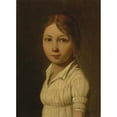 thumbnail image 2 of Louis Léopold Boilly 18x24 Gold Ornate Framed and Double Matted Museum Art Print Titled - Malvina Treviso Mortar (C. 1810-1812), 2 of 4